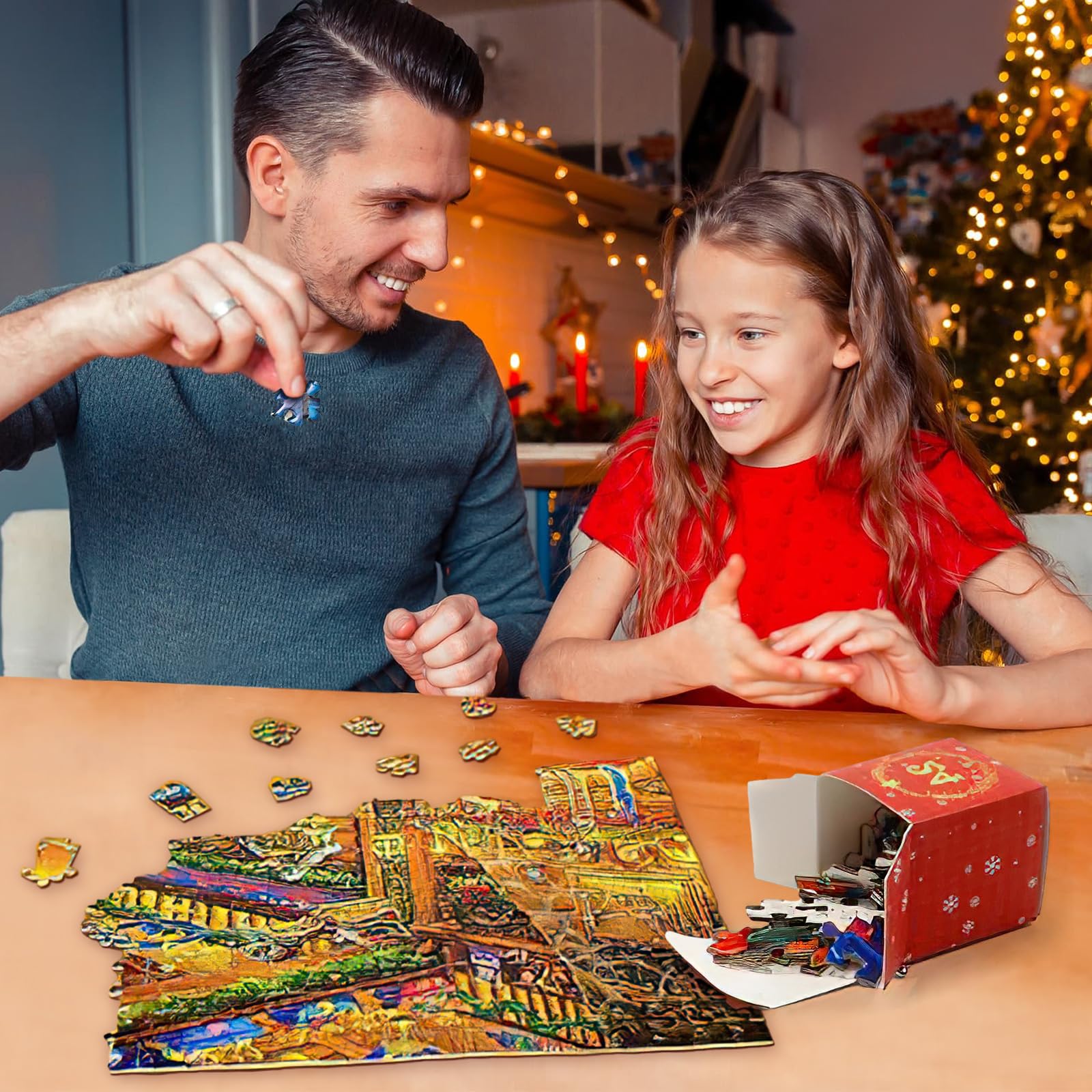 Calendario Dell'Avvento Puzzle 2024 - 1008 Pezzi Per Adulti | Conto