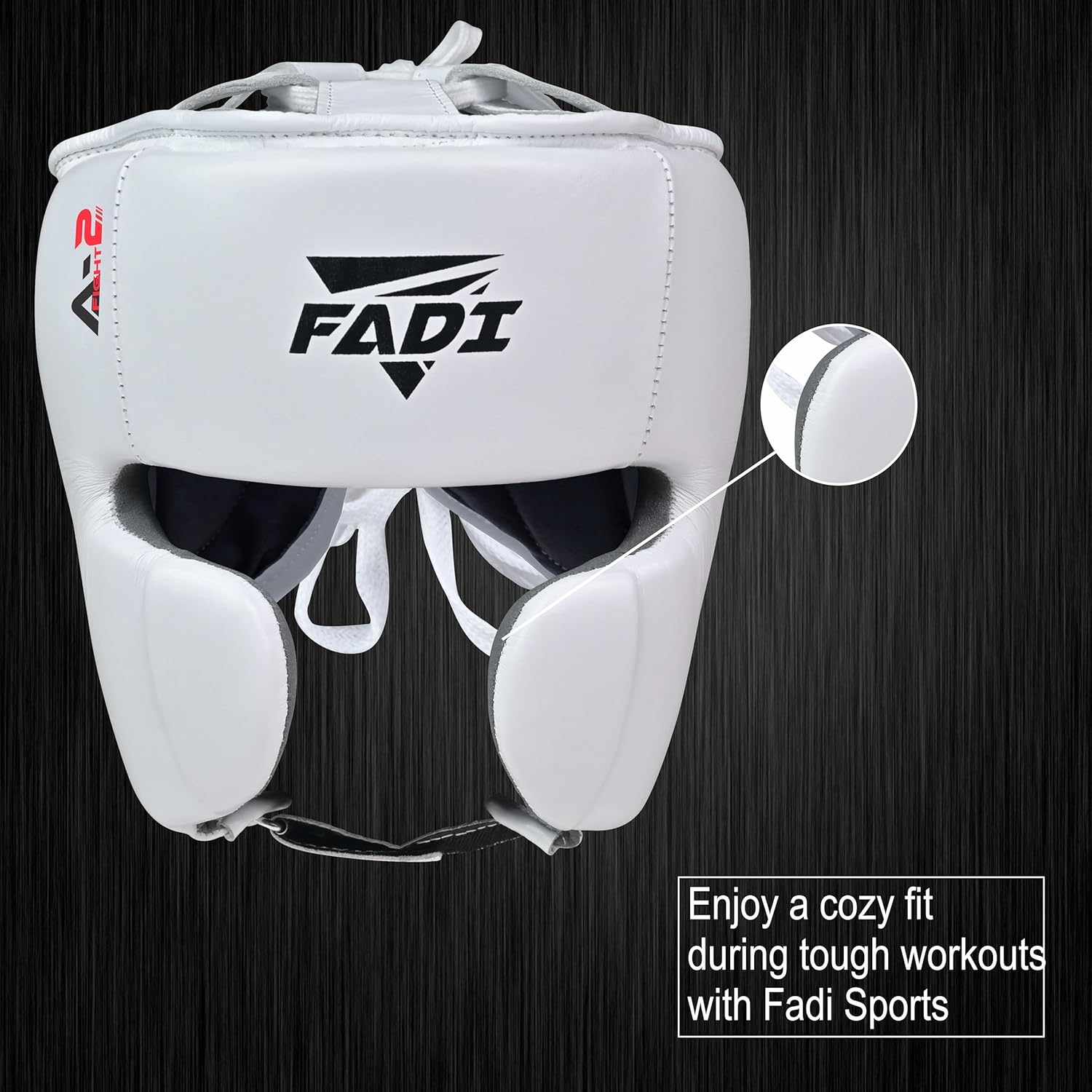 Authentic Series A2 Boxing Headgear - Premium Leather Head Guard for Kids and Adults in MMA, Kickboxing, Muay Thai, Karate, Martial Arts, and Taekwondo