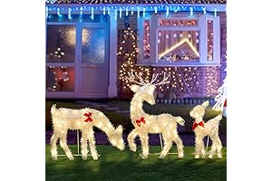 Light Up Reindeer Christmas Lawn Decoration