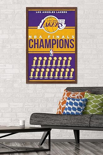 Miniatura 2 de Trends International Póster de pared de Los Angeles Lakers de la NBA - Champions 23