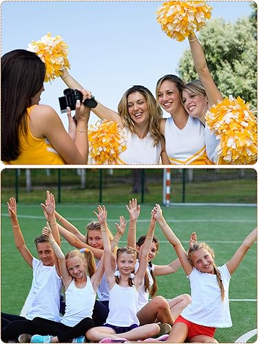 Vista 41 de Rtteri 20 pulseras de animadora para niñas, pulseras ajustables para animadoras, regalos para animadoras, accesorios de joyería a granel Naranja