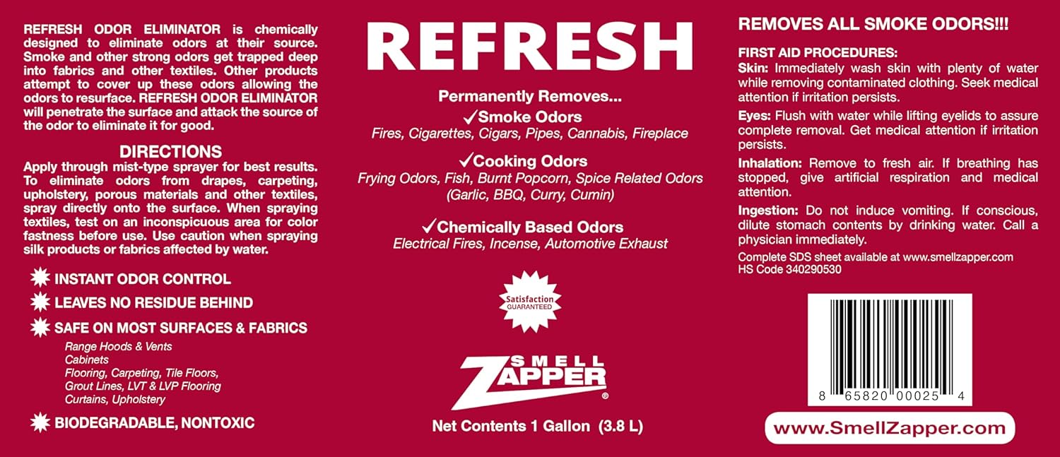 Refresh Odor Eliminator 1 Gallon