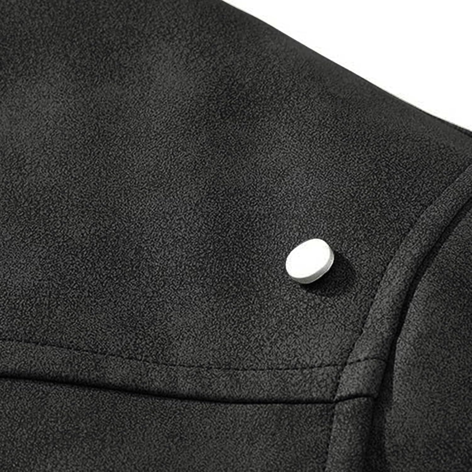 Men's Puffer Jacket Lightweight Quilted Jacket Solid Color Thermal Jackets for Men Stand Collar Winter Coat 2024