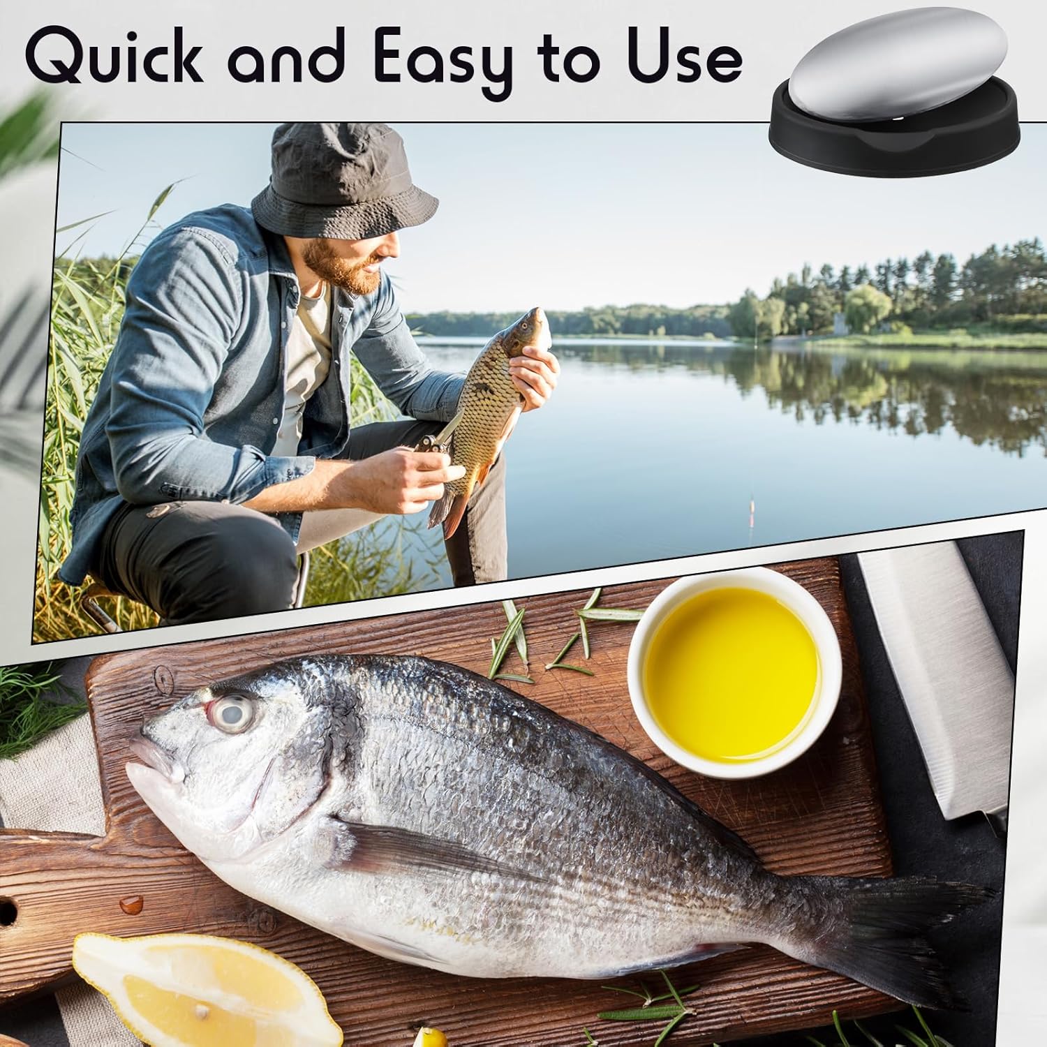 Conelist 10 Pack Stainless Steel Soap Bar, Deodorant Metal Soap Bar Silver Soap Odor Remover Wash Your Hands to Remove Smell Like Onion, Fish or Garlic