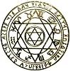 RELIGHT Six-Pointed Star Zodiac Horoscope Metal Sticker Decal Sacred Geometric Pattern Orgonite Decoration Material 1.5 cm 6 pieces
