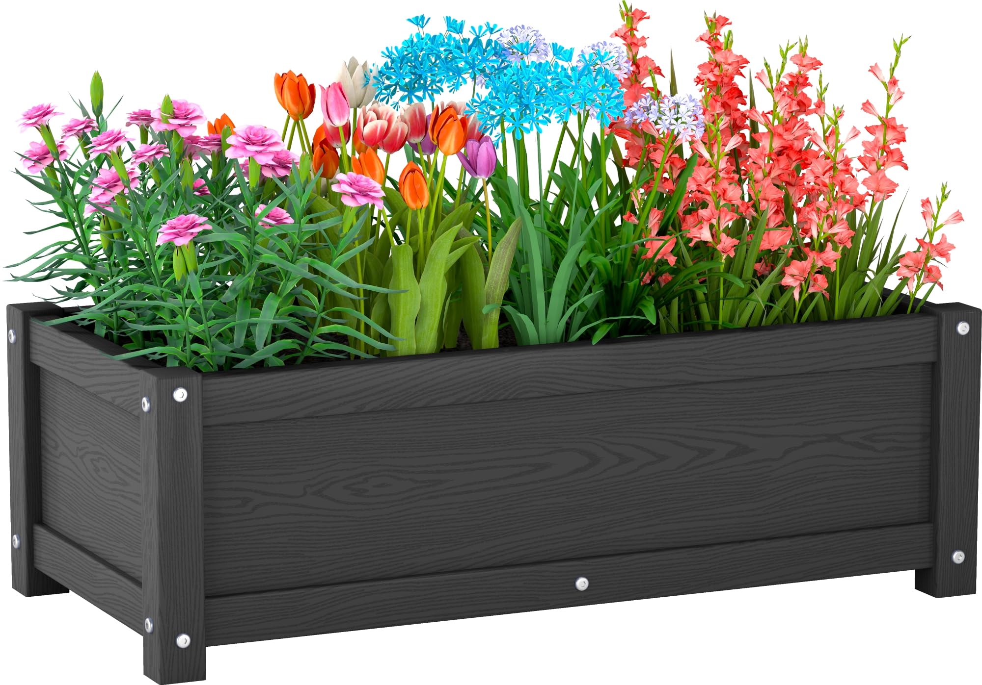 KETOYARK HDPE Raised Planter Box