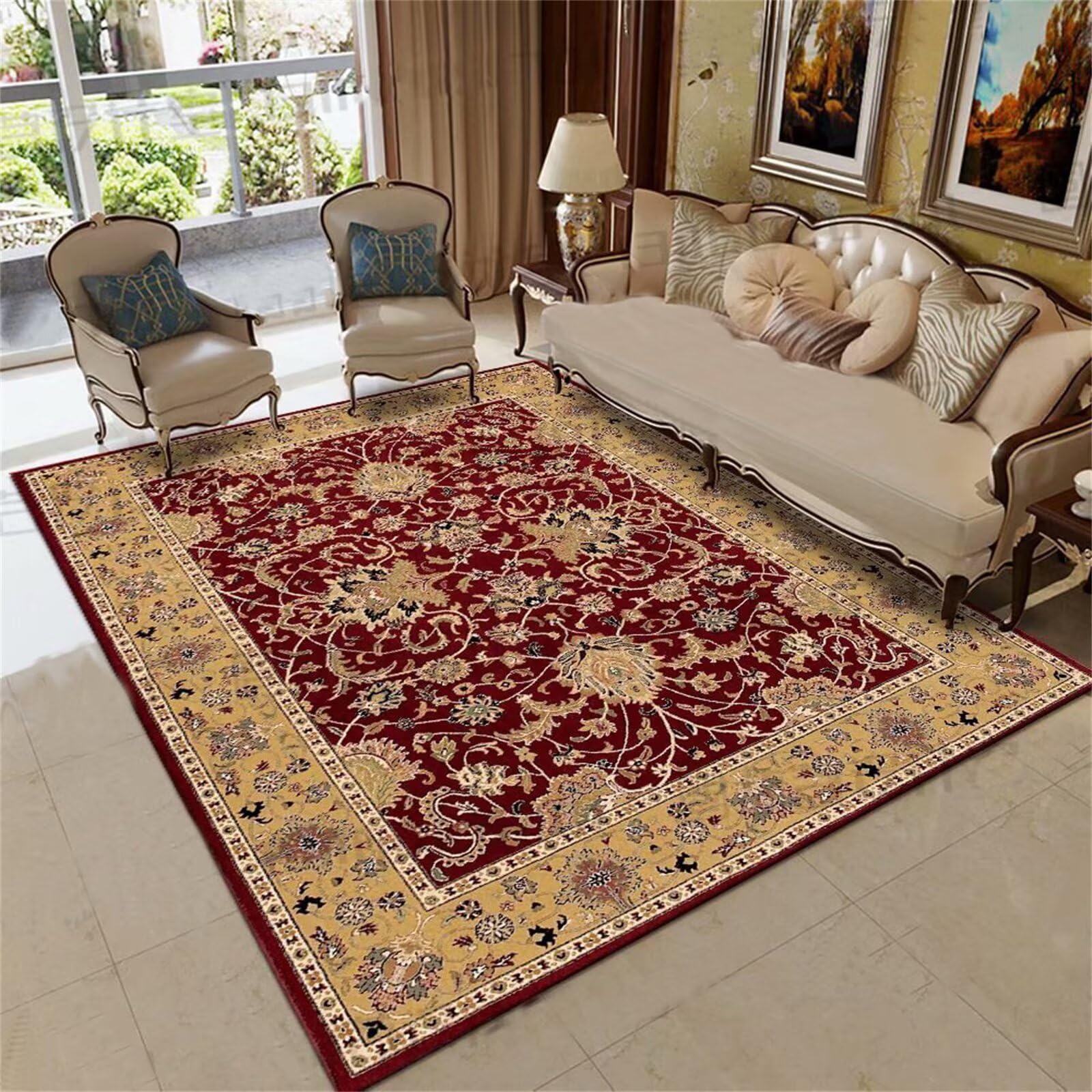 Tapis jaune déco pour salon et chambre : confort antidérapant au quotidien