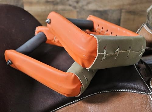 Miniatura 2 de M-Royal Saddles Charro Estribos para Montura Charra Estribos de Sillín de Caballo