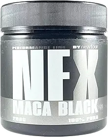 Maca Peruana Black Pura Maca Negra em Pó 200g Maca Black 100% Pura 20 Porções Newfour