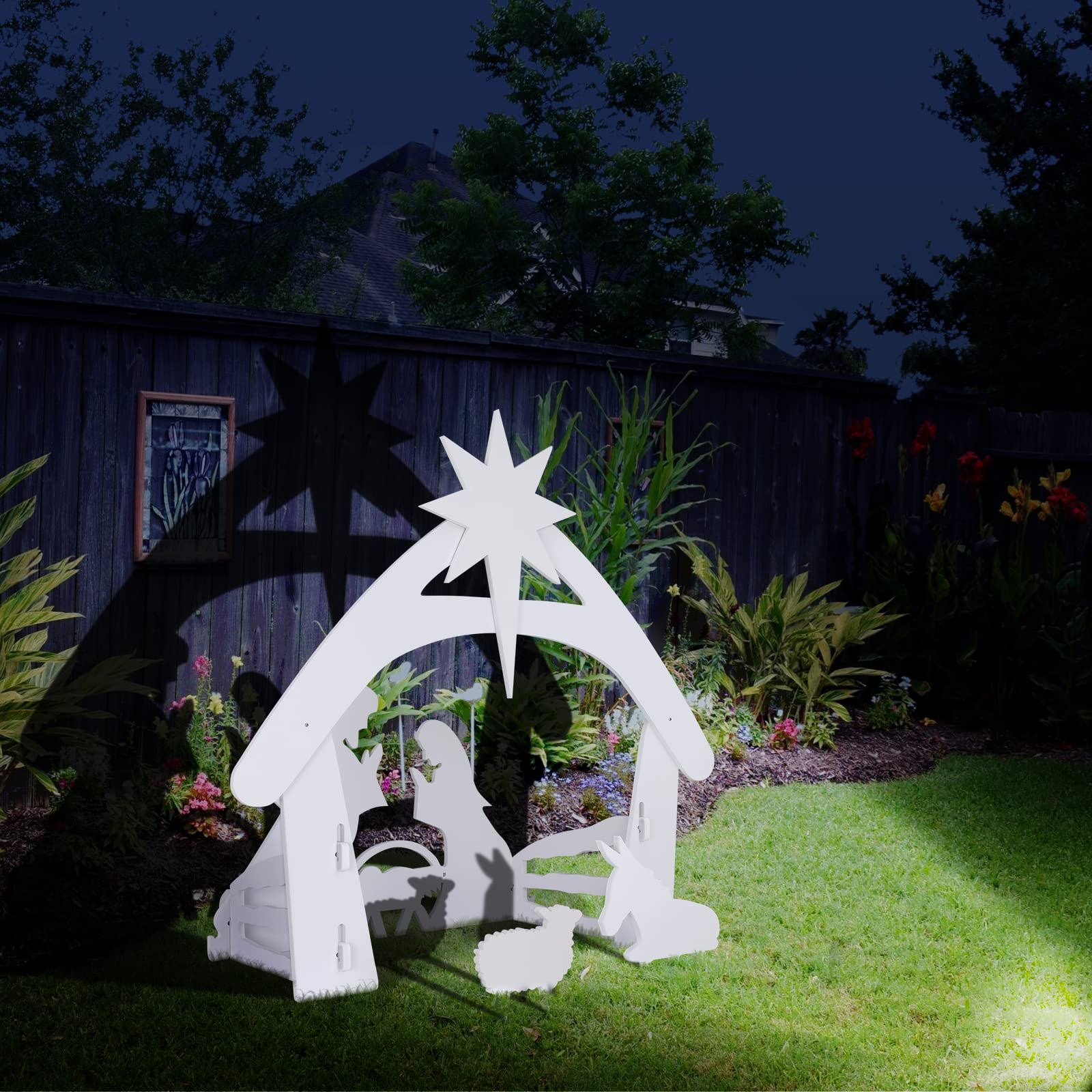 Snapklik.com : Large Outdoor Nativity Scene, Holy Family Nativity Set ...