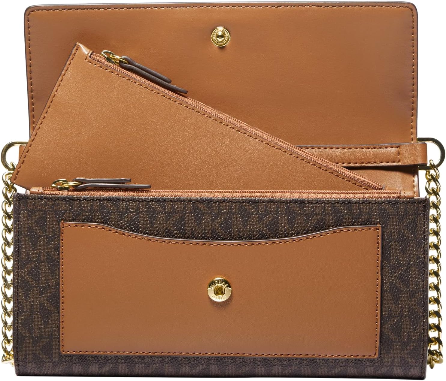 Michael Kors Women's Jet Set Medium 2-in-1 Wallet on Chain Crossbody Bag - Image 5