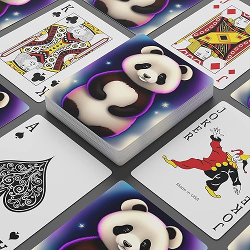 Miniatura 2 de Brian Bula Cartas de póquer de naipes de panda lindo con lindas tarjetas de oso panda