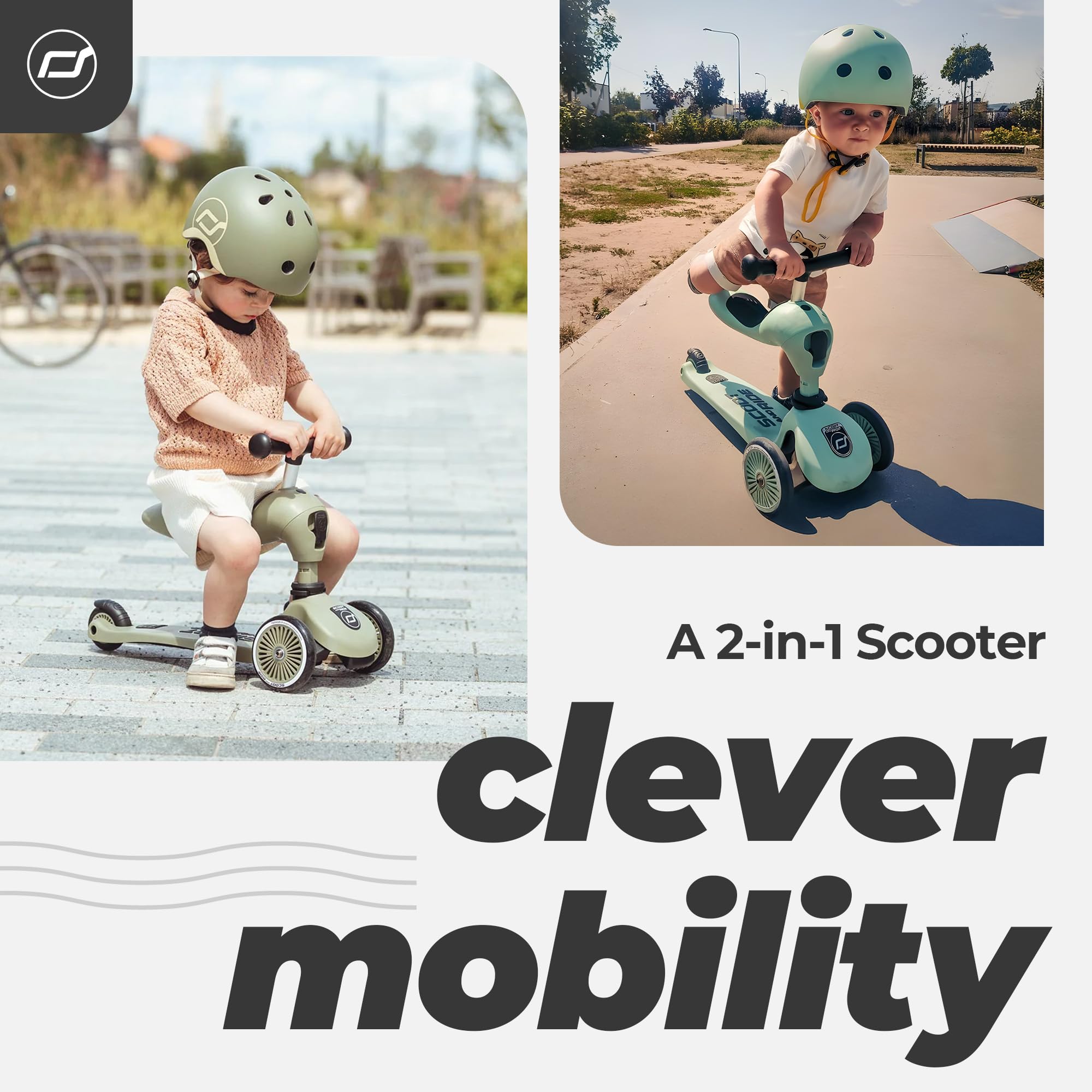 Amazon.co.jp: Scoot & Ride Highwaykick 1 キックボード シート付き