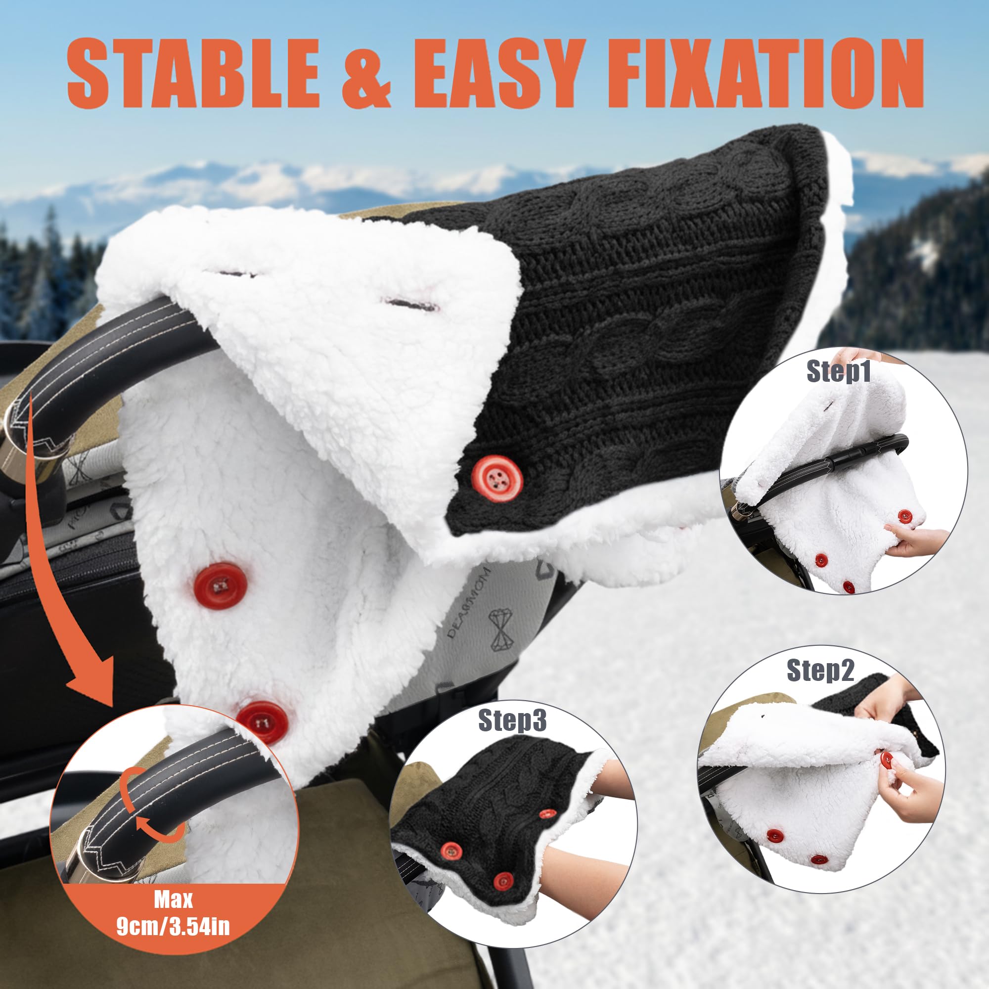Wood Homing Baby Footmuff for Pushchair Universal - Image 3