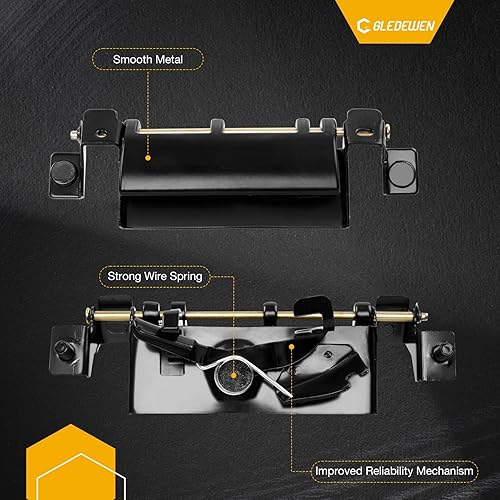 Vista 4 de Gledewen 69090-08010 Manija de puerta trasera de elevación de pestillo de puerta trasera de metal mejorada, compatible con Toyota Sienna 1998-2003