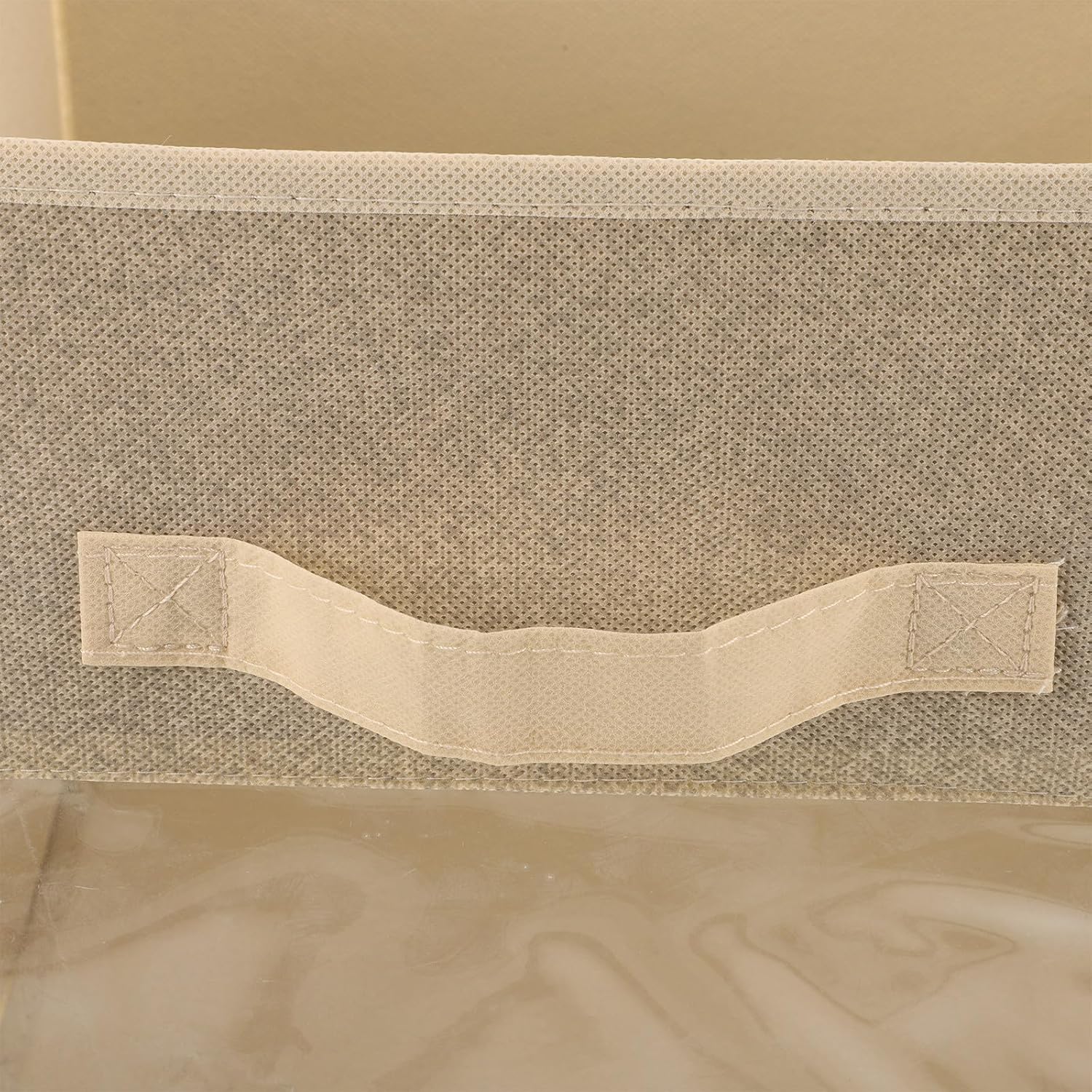 2pcs Cube Storage Bin with Window, Foldable Non-woven Fabric Organizer image 4