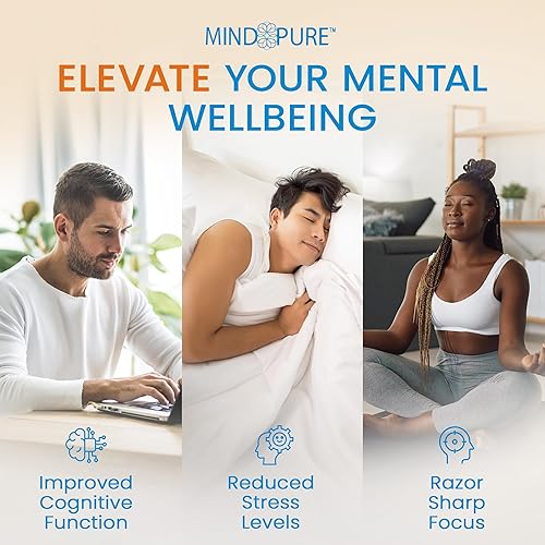 Miniatura 5 de Suplemento de enfoque para el bienestar mental, suplementos cerebrales para la memoria y la concentración, suplemento de sueño para hombres y