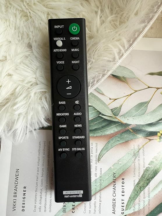 Replacement Remote Control RMT-AH501U for Sony HTX8500 HT-X8500 Soundbar