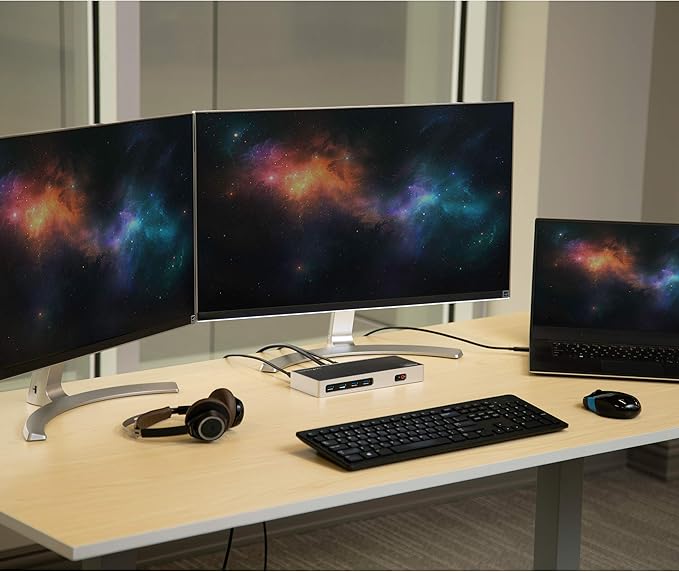 Dock USB-C & USB-A StarTech.com Dual Monitor 4K 60Hz DisplayPort HDMI miniatura 6