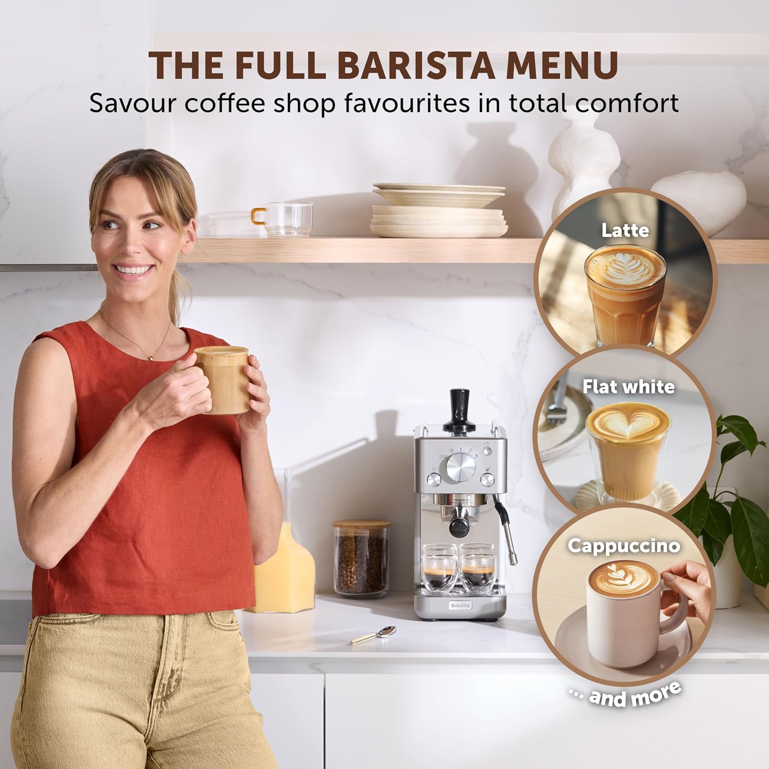 Breville Barista Slimline storage compartment