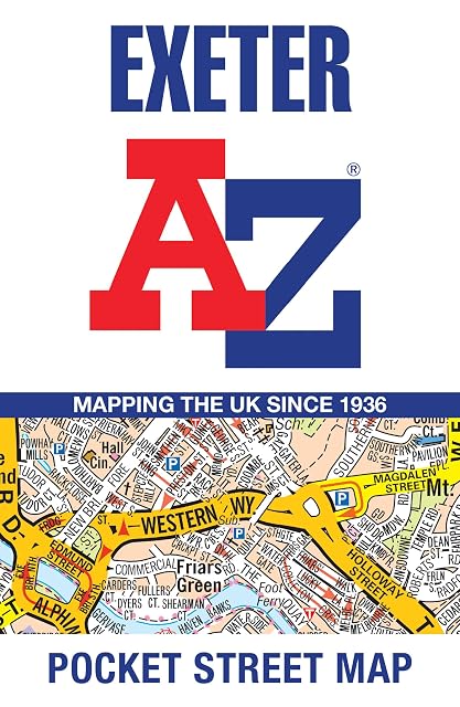 Portada de Exeter A-z Pocket Street Map