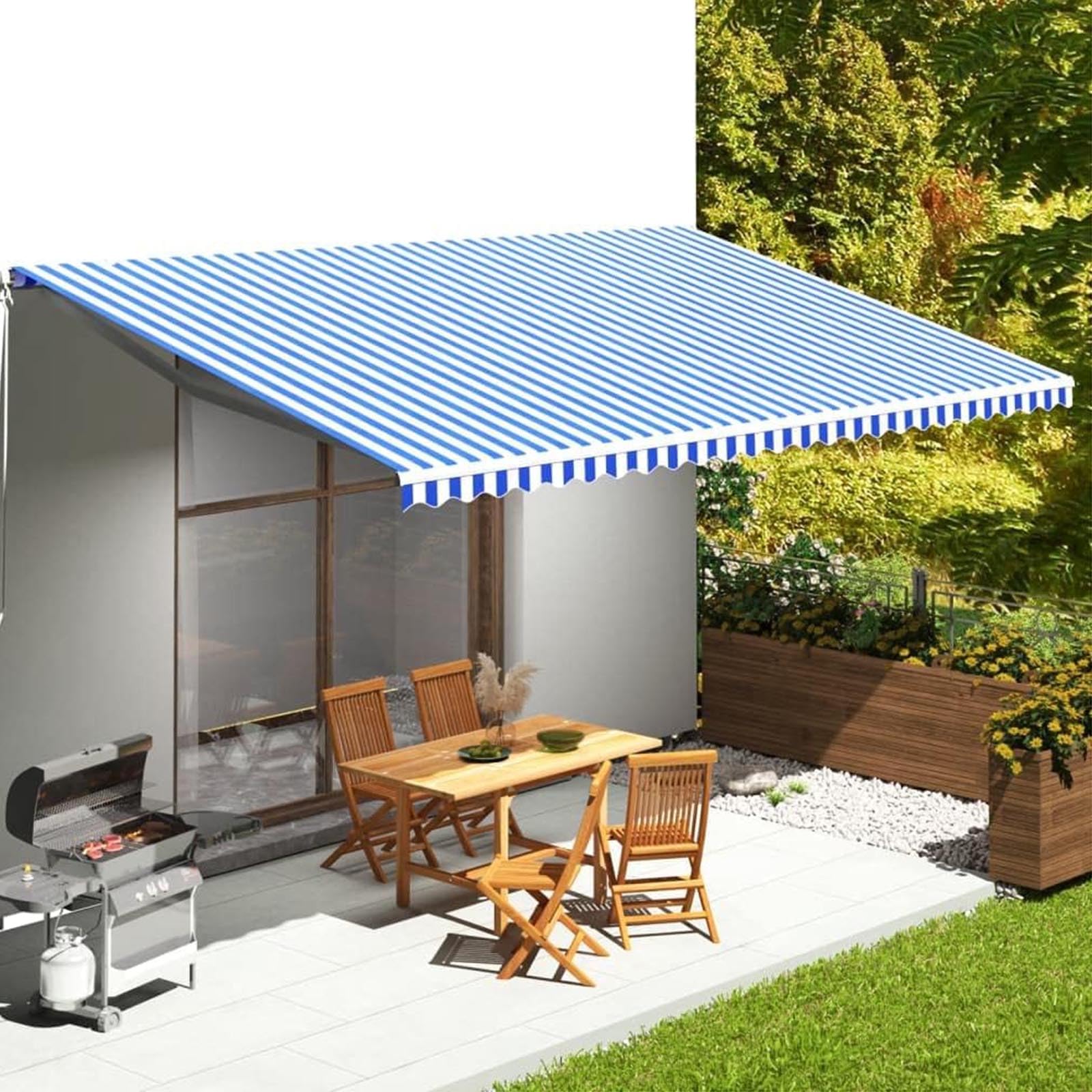 Tissu de rechange rétractable 0.77x1.5m imperméable pour store