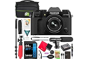 Fujifilm X-T50 Mirrorless Digital Camera Body - Black + XC 15-45mm F3.5-5.6...