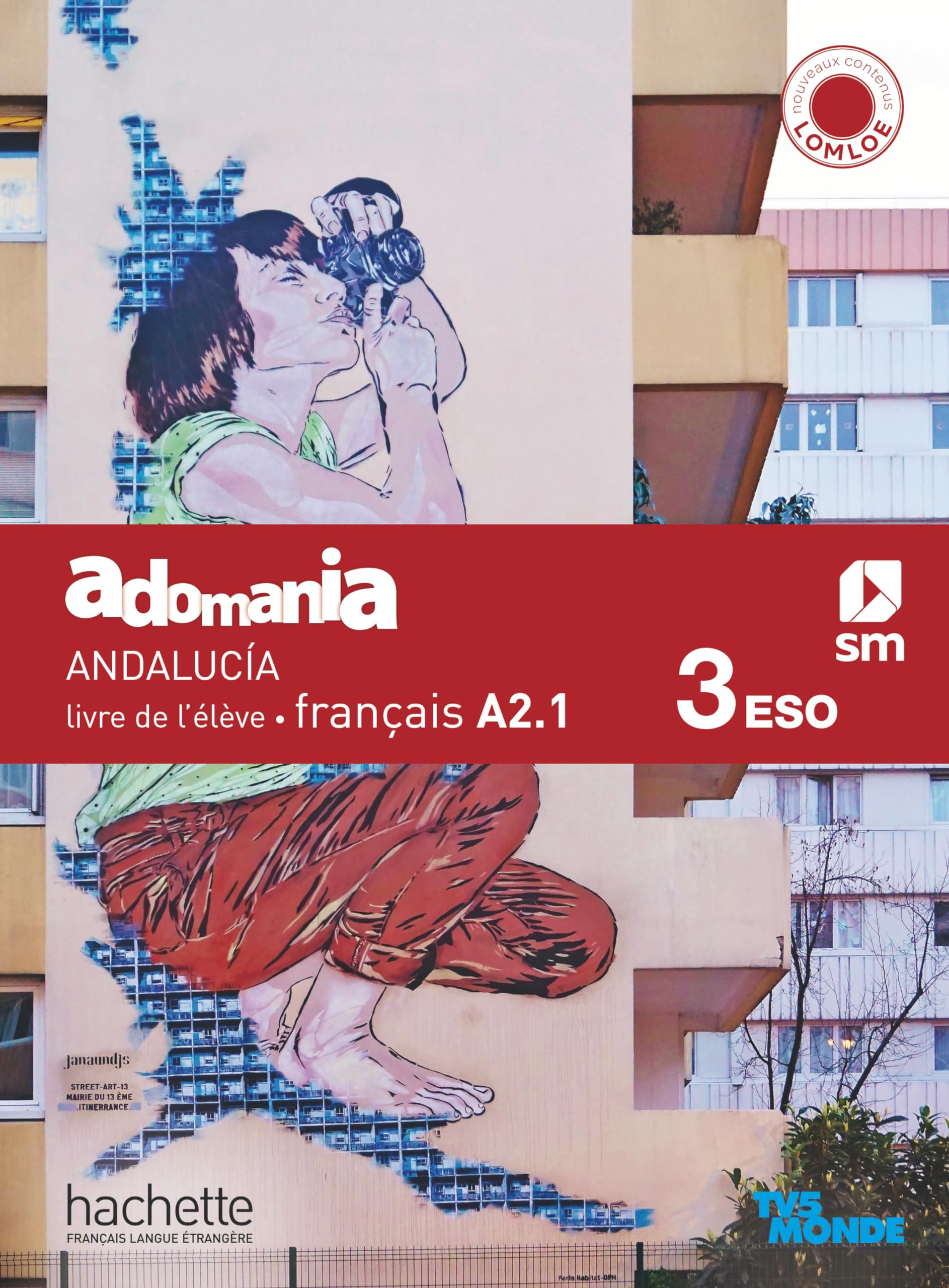 Francés. 3 Secundaria. Adomanía. Andalucía