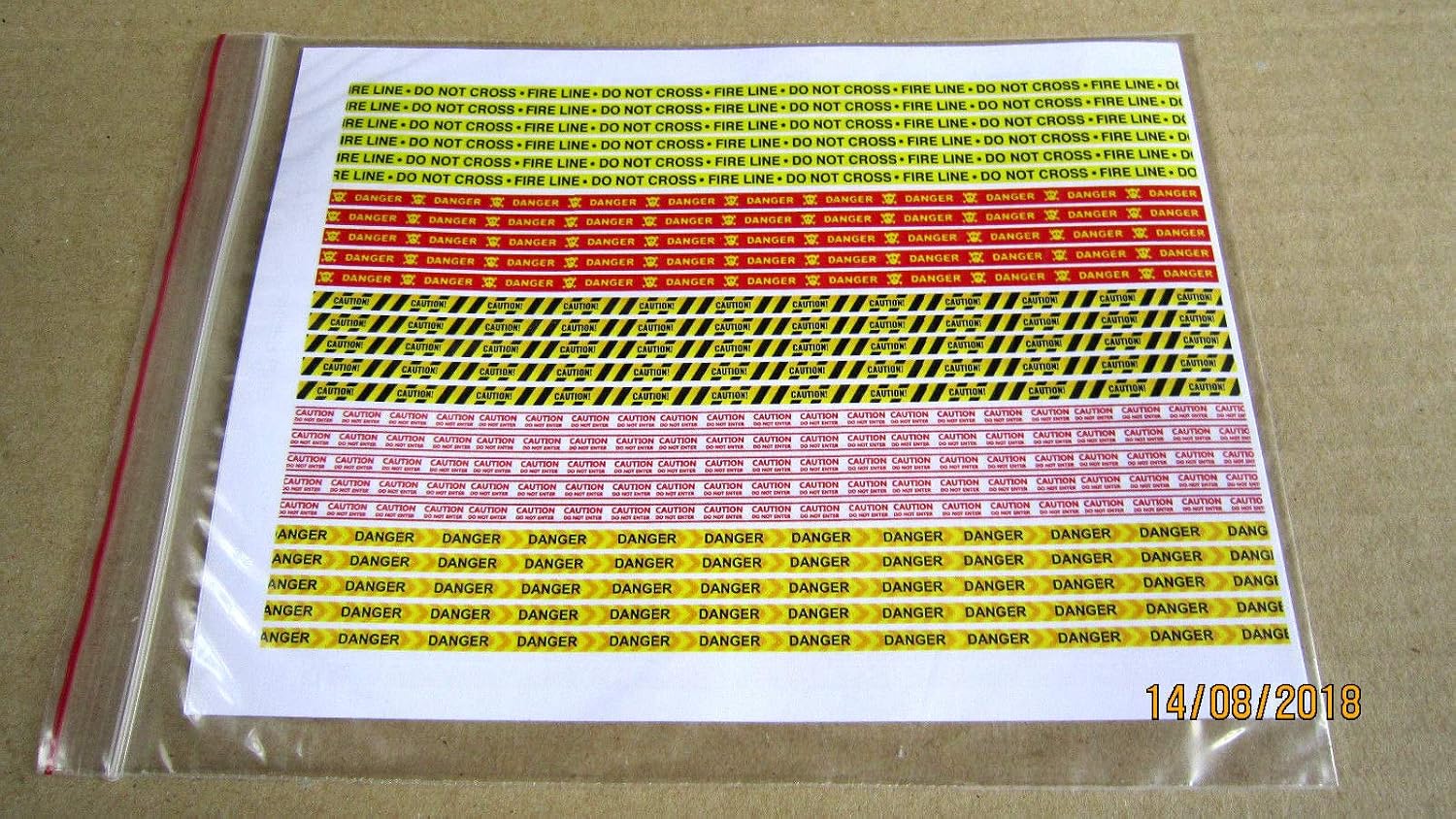 DAN MODELS Material for DIORAMAS Caution Tape Police/Danger/FIRE LINE 1/35 35257