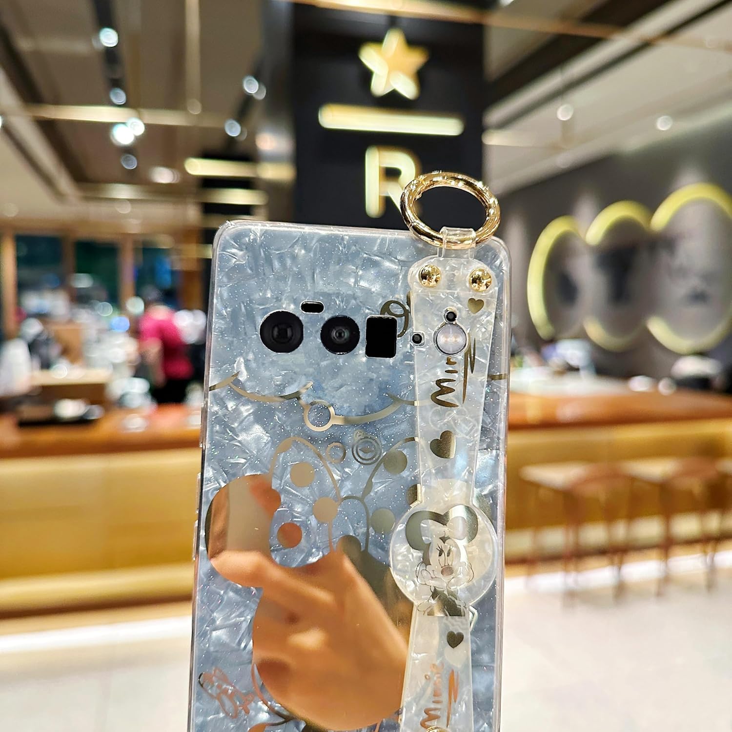 Case with Wrist Band Kickstand | Ultra Slim IMD Animal Pattern Shockproof Cover | Cute Cartoon Characters Design for Google Pixel 6 Pro - Image 6