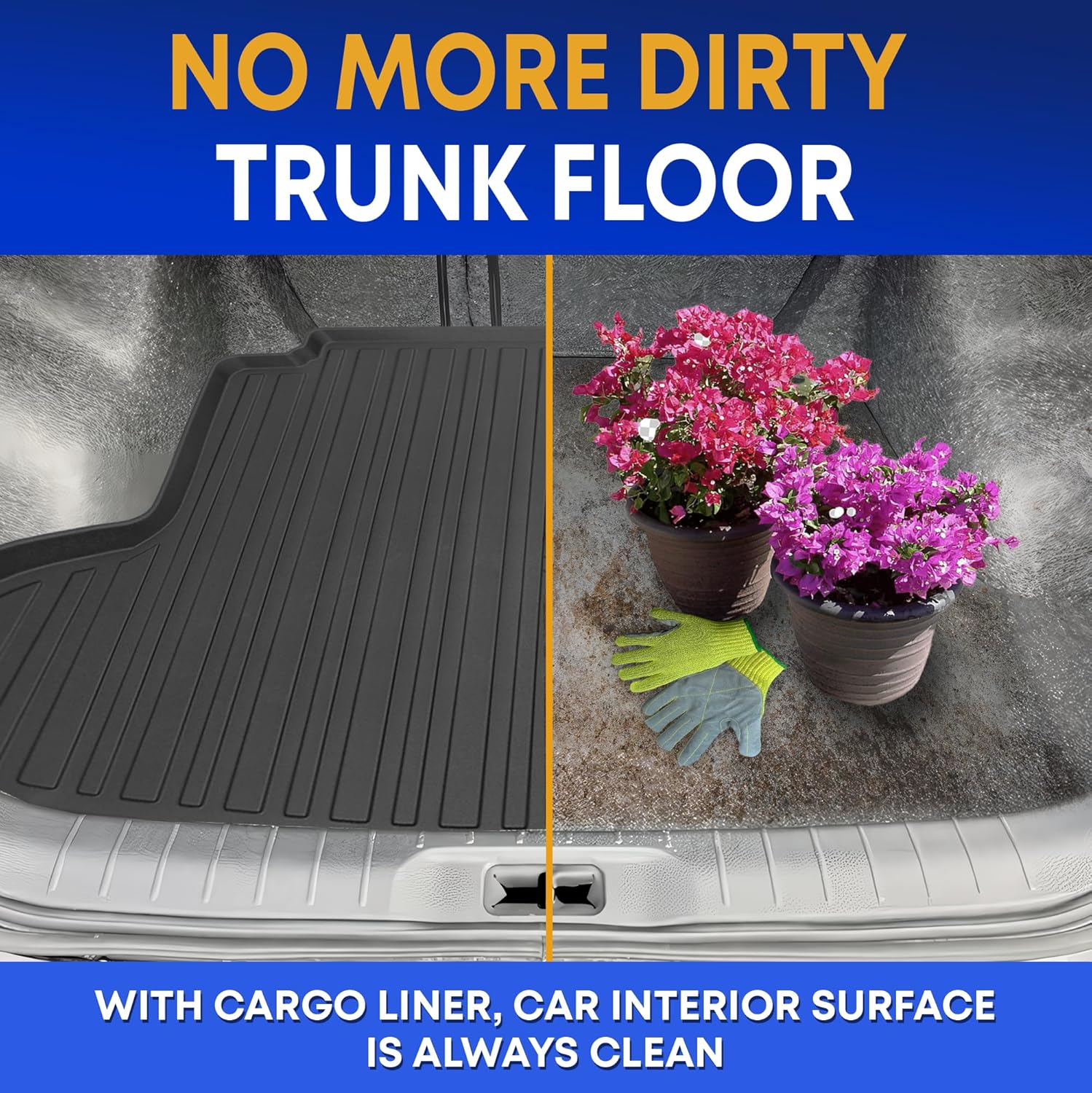 Premium Cargo Liner for Nissan Altima 2013-2025 2026-100% Protection - Custom Fit Car Trunk Mat - All-Season Black Cargo Mat - 3D Shaped Laser Measured Trunk Liners for Nissan Altima