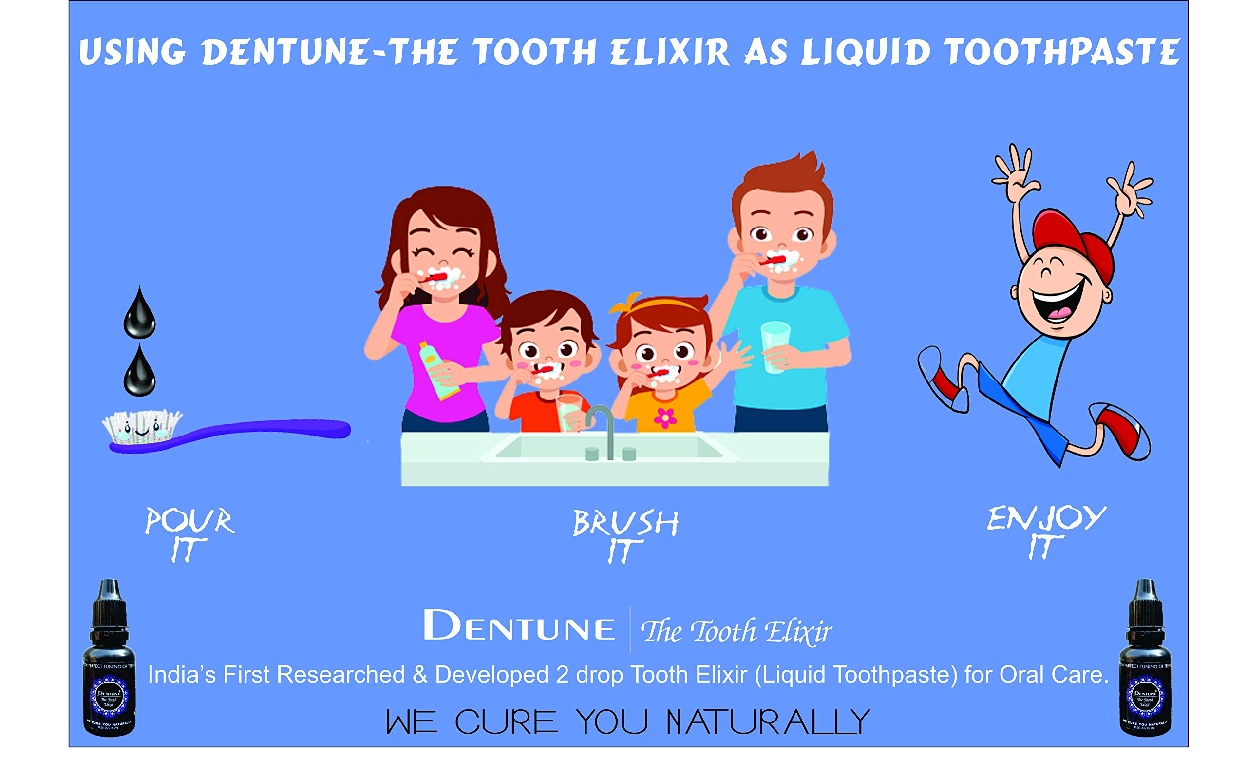 Buy Dentune The Tooth Elixir 2 Drop Unique Liquid Tooth Paste For (Bad