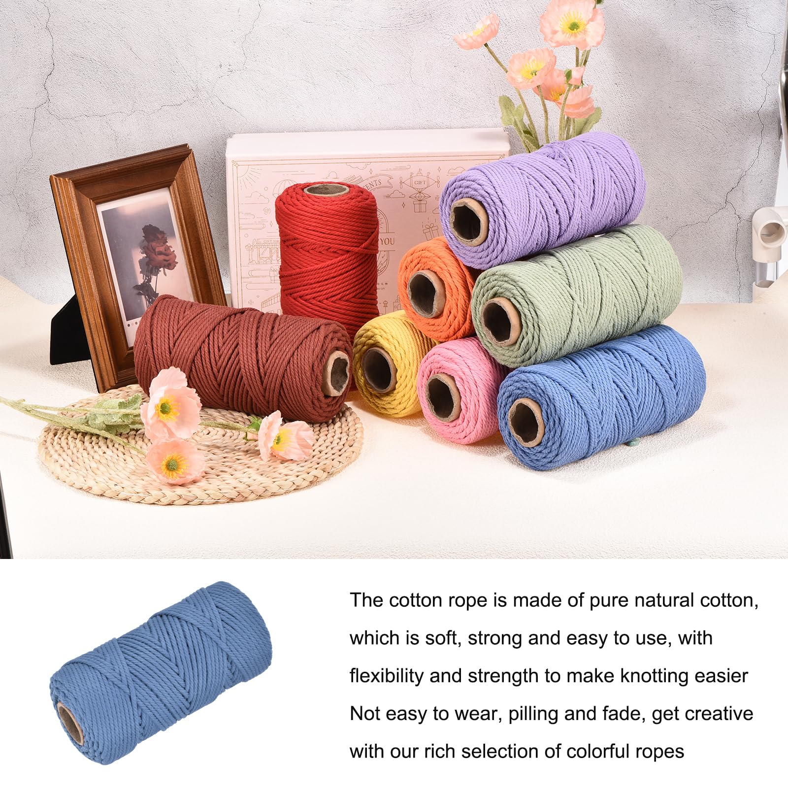 Rebower 5/32 Inch 328 Feet Macrame Cord - Image 3