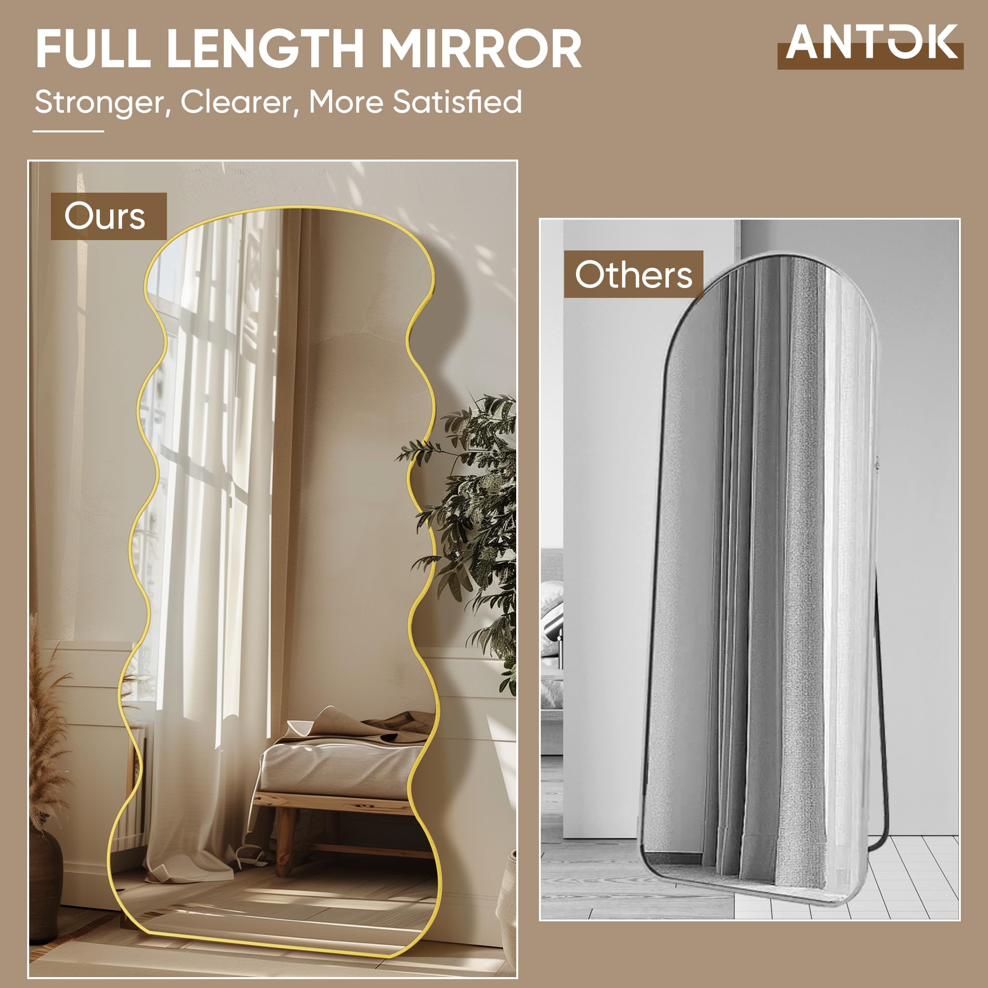 Amazon.com: Antok Full Length Mirror, 71