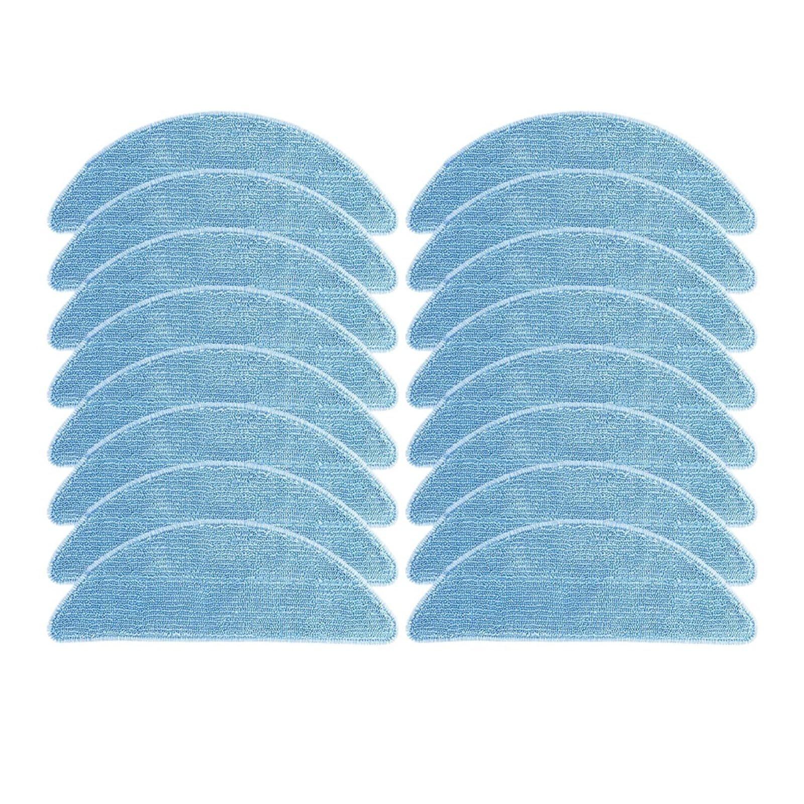 Vividcrate Mop Cloths Rag,Compatible For Neatsvor,M50,Mop Cloths Rag Robot Vacuum Cleaner Parts Acssories.(16 Pcs)