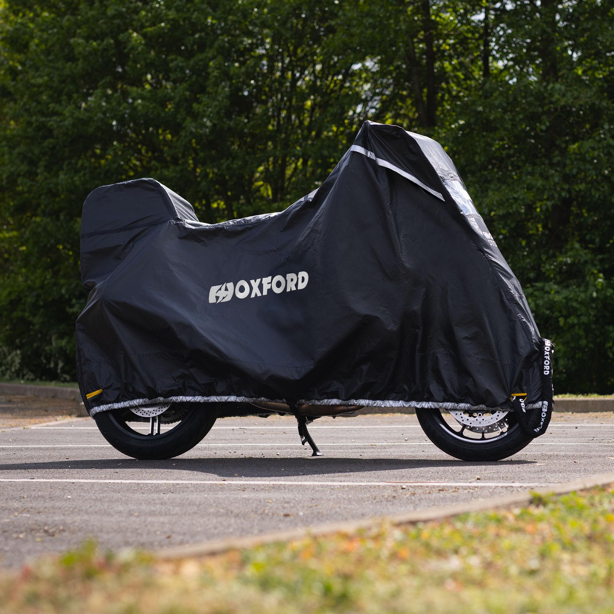 Oxford Stormex Topbox Cover CV336 | Protección Impermeable para Motocicleta al Aire Libre, L