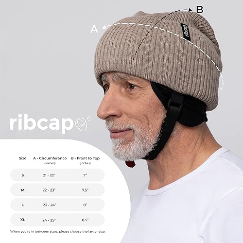 Miniatura 5 de Ribcap Lenny - Casco protector de grado médico  Marrón  Grande (circunferencia de la cabeza 23-24 pulgadas)  Casco suave para epilepsia  Casco