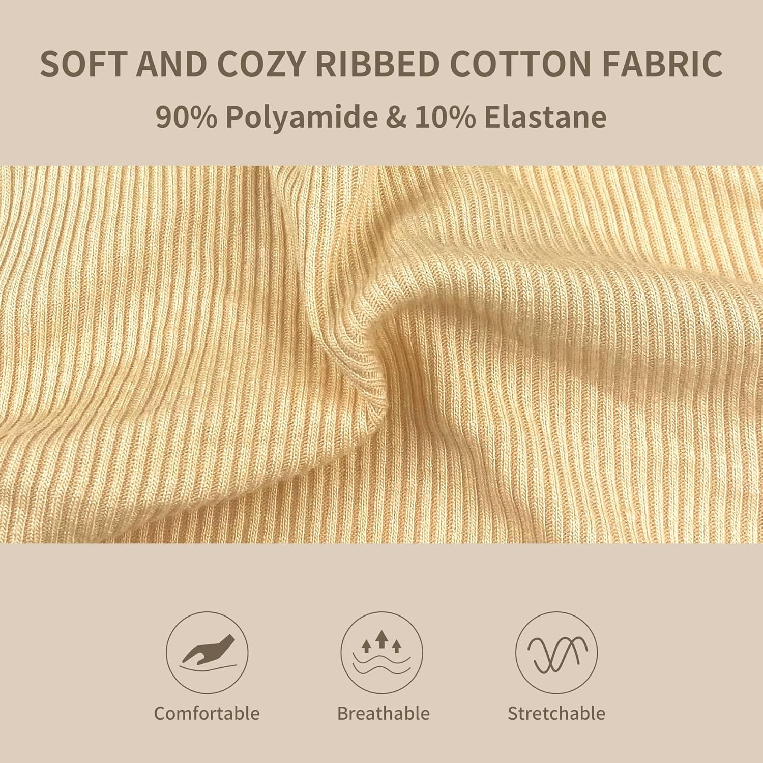 Thongs For Women Comfortable Plus Size Panties Soft Stretchable Underwear Ribbed Cotton Thong Size S-4XL Pack 3 - Image 3