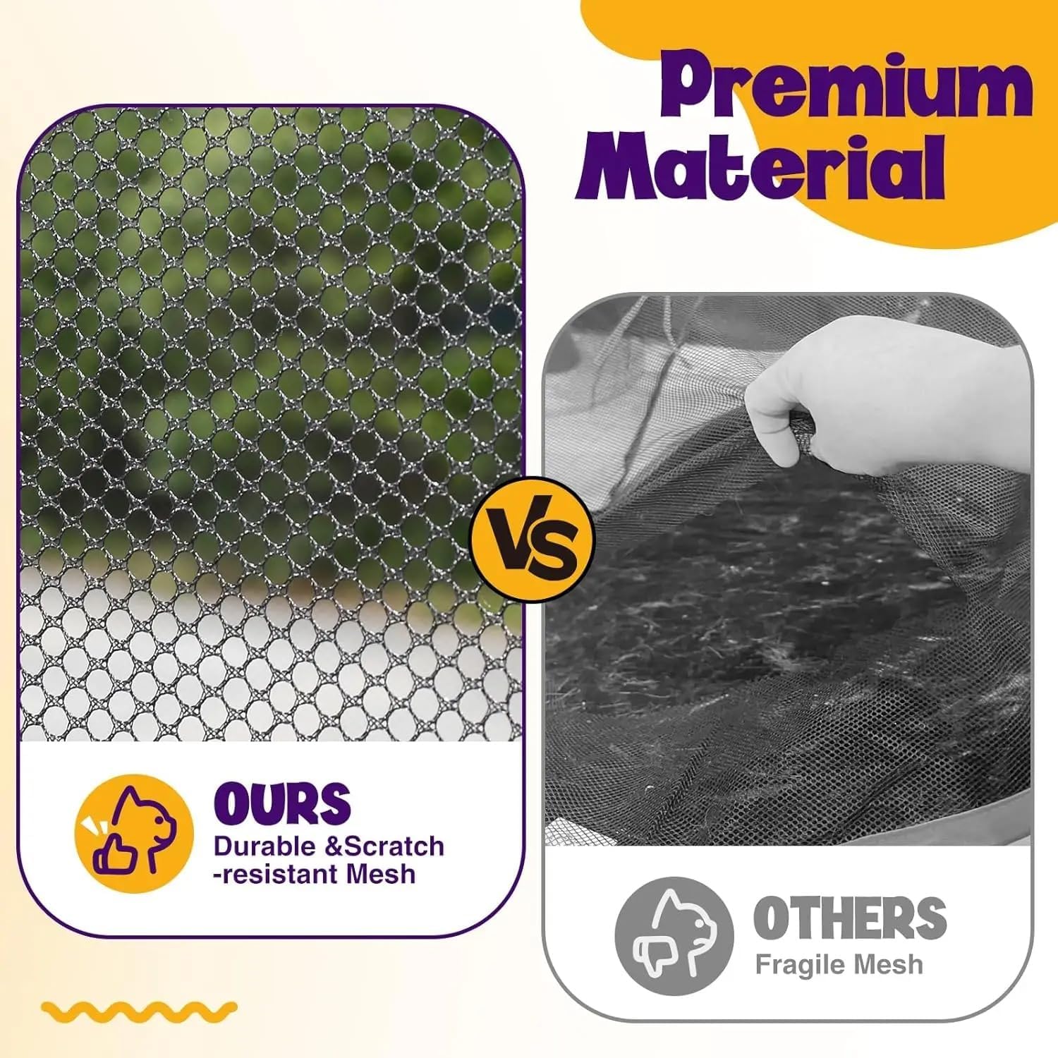 Extra Large 2-Tier Outdoor Cat Enclosure – Foldable Cat Tent Playpen for Patio, Balcony, Indoor, or Camping