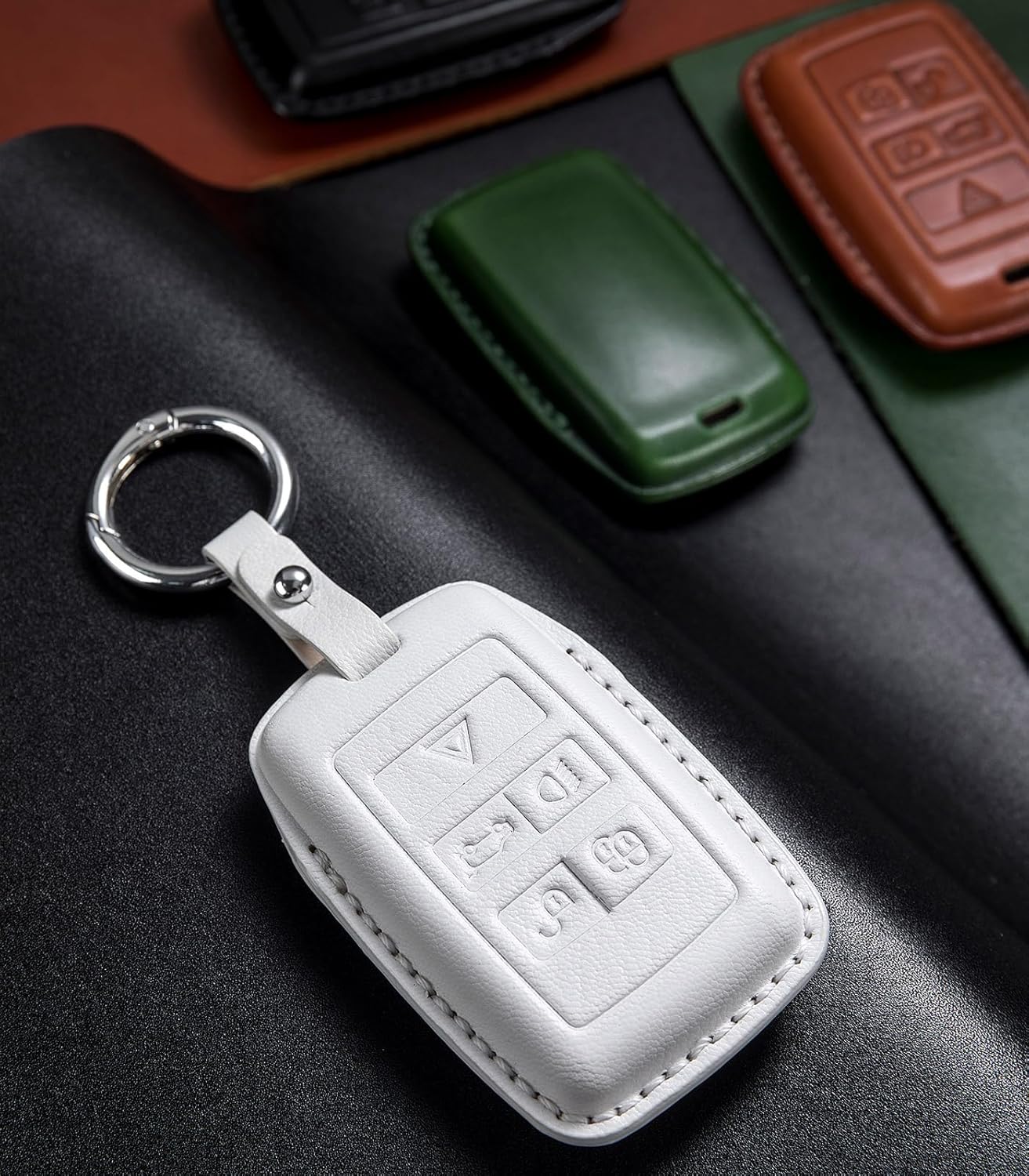 Smart Key Fob Case Cover Compatible with Land Rover Discovery, Range Rover, Defender ,Jaguar 2018-2024 - Image 2