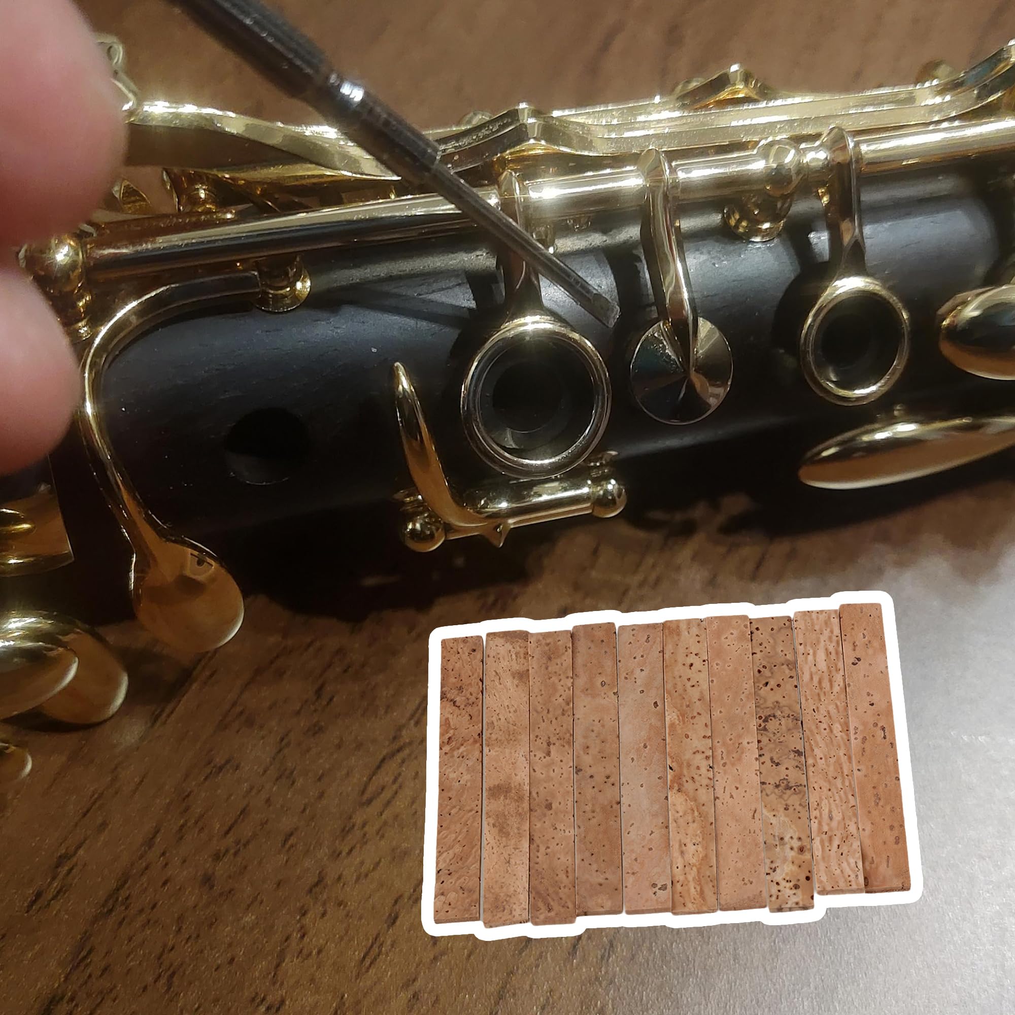 クラリネットジョイントコルクセット下管上管上上管下唄口200枚
