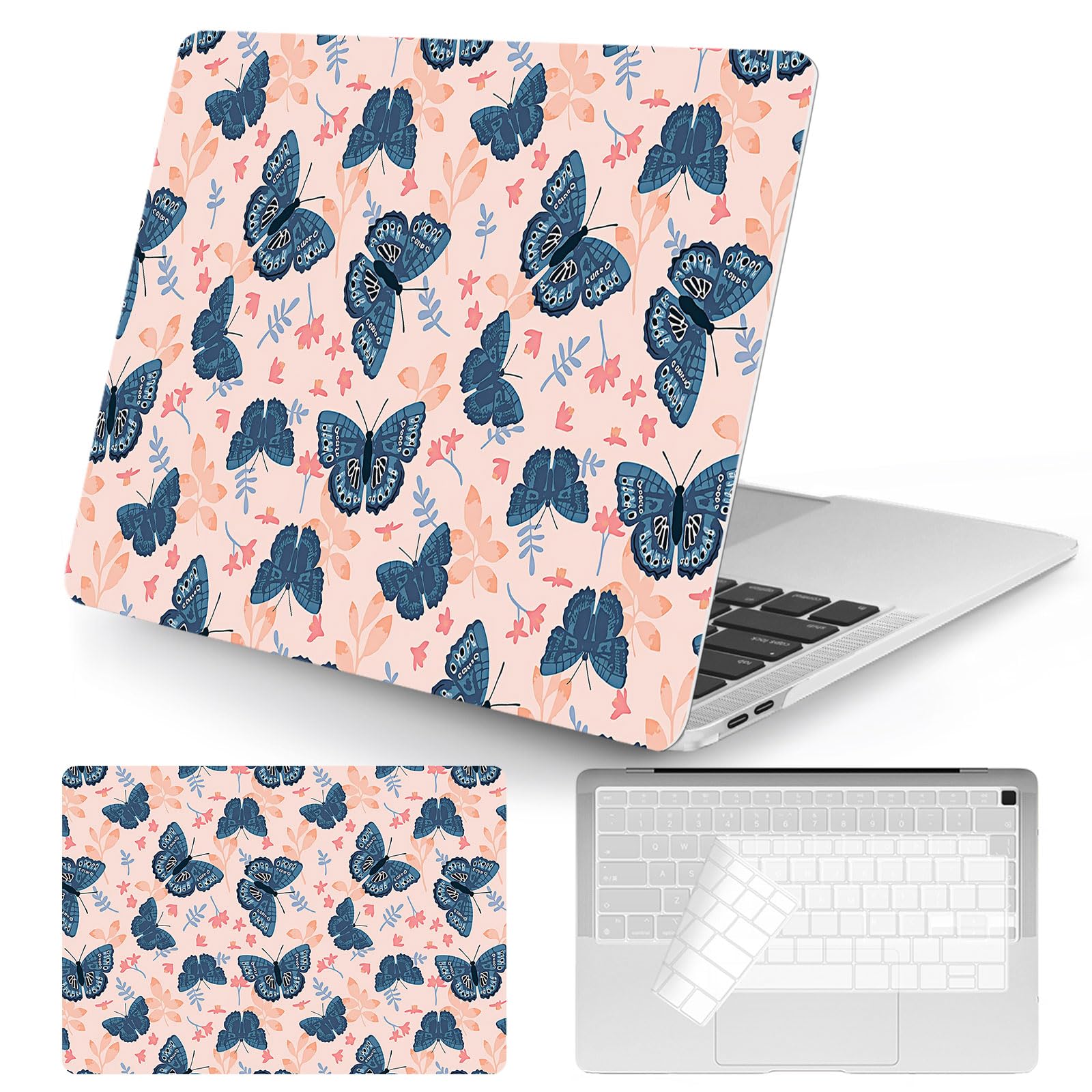 Carcasa MacBook Air 13 rosa compatible con Touch ID A2337 M1 A2179 funda rígida protectora 8