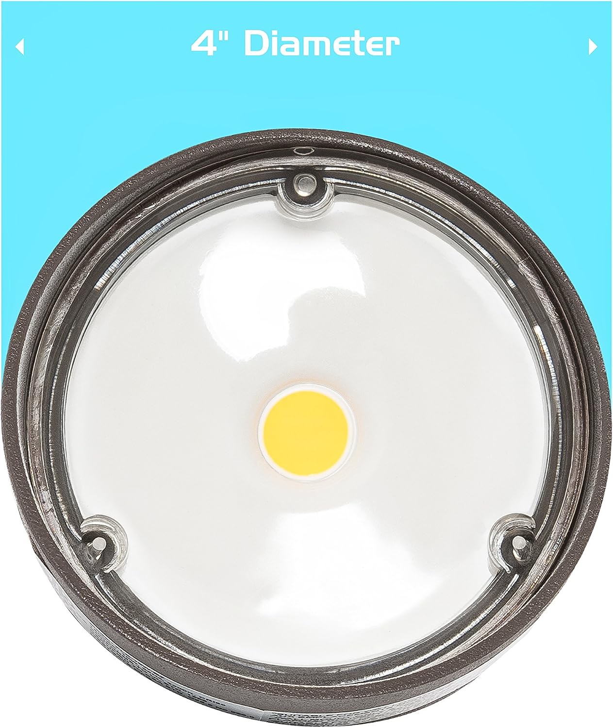 Westgate LED Flood Light - Security Light - Bronze - Die - cast Aluminum Housing - High Lumen - Waterproof IP54 - 120 - 227V (10W 3000K Bronze)