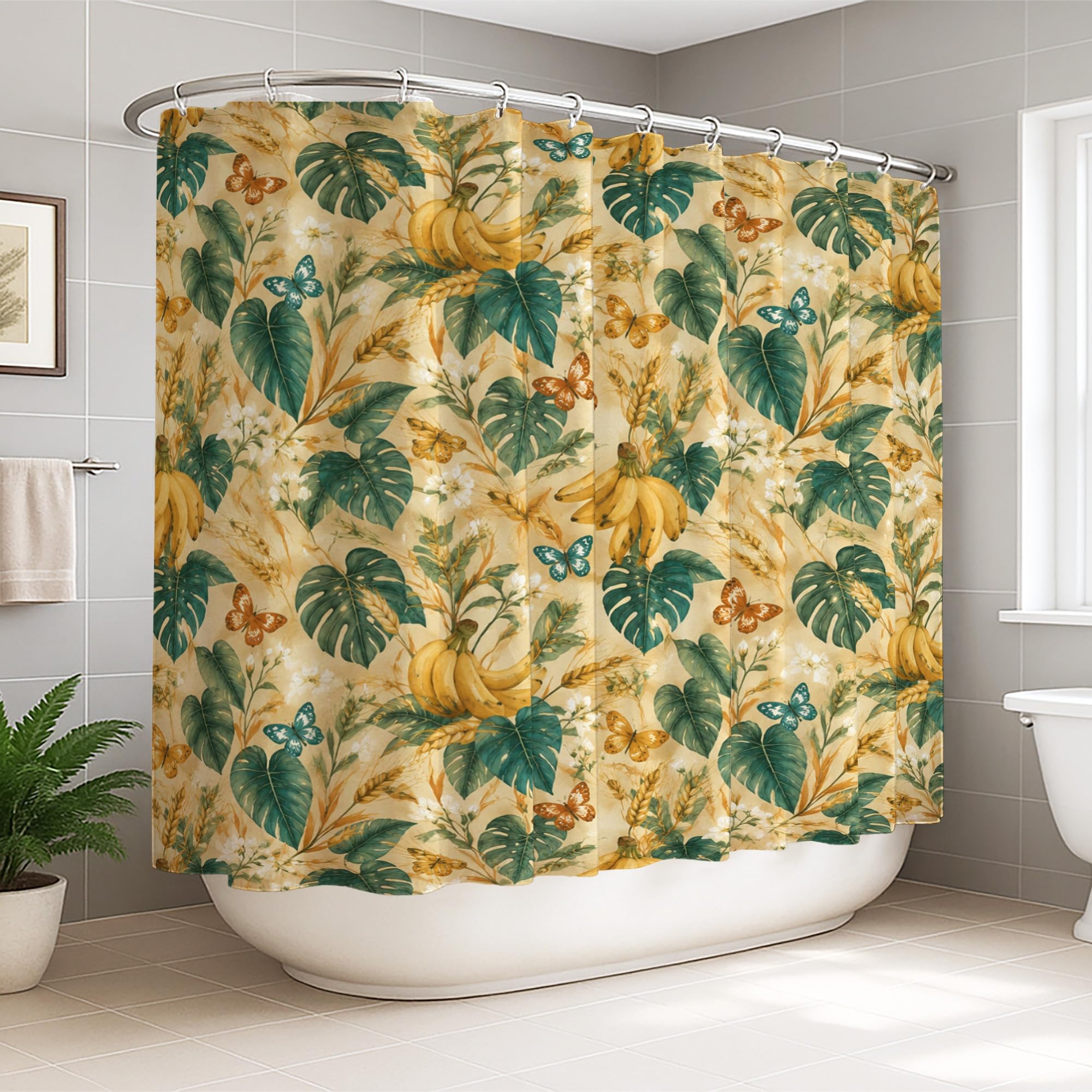 Rideau de douche extra large en polyester de qualité supérieure imperméable et résistant