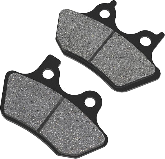 AHL Front & Rear Brake Pads Set for Harley FLHTCU-I Electra Glide Ultra Classic/FLHRCi Road King Classic/Touring FLHT 2000-2007 Dyna FXDLi Dyna Low Rider (Spoke Wheels) 2006 (Semi-metallic)