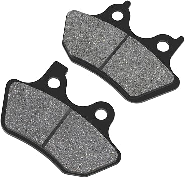 AHL Front & Rear Brake Pads Set for Harley FLHTCU-I Electra Glide Ultra Classic/FLHRCi Road King Classic/Touring FLHT 2000-2007 Dyna FXDLi Dyna Low Rider (Spoke Wheels) 2006 (Semi-metallic)