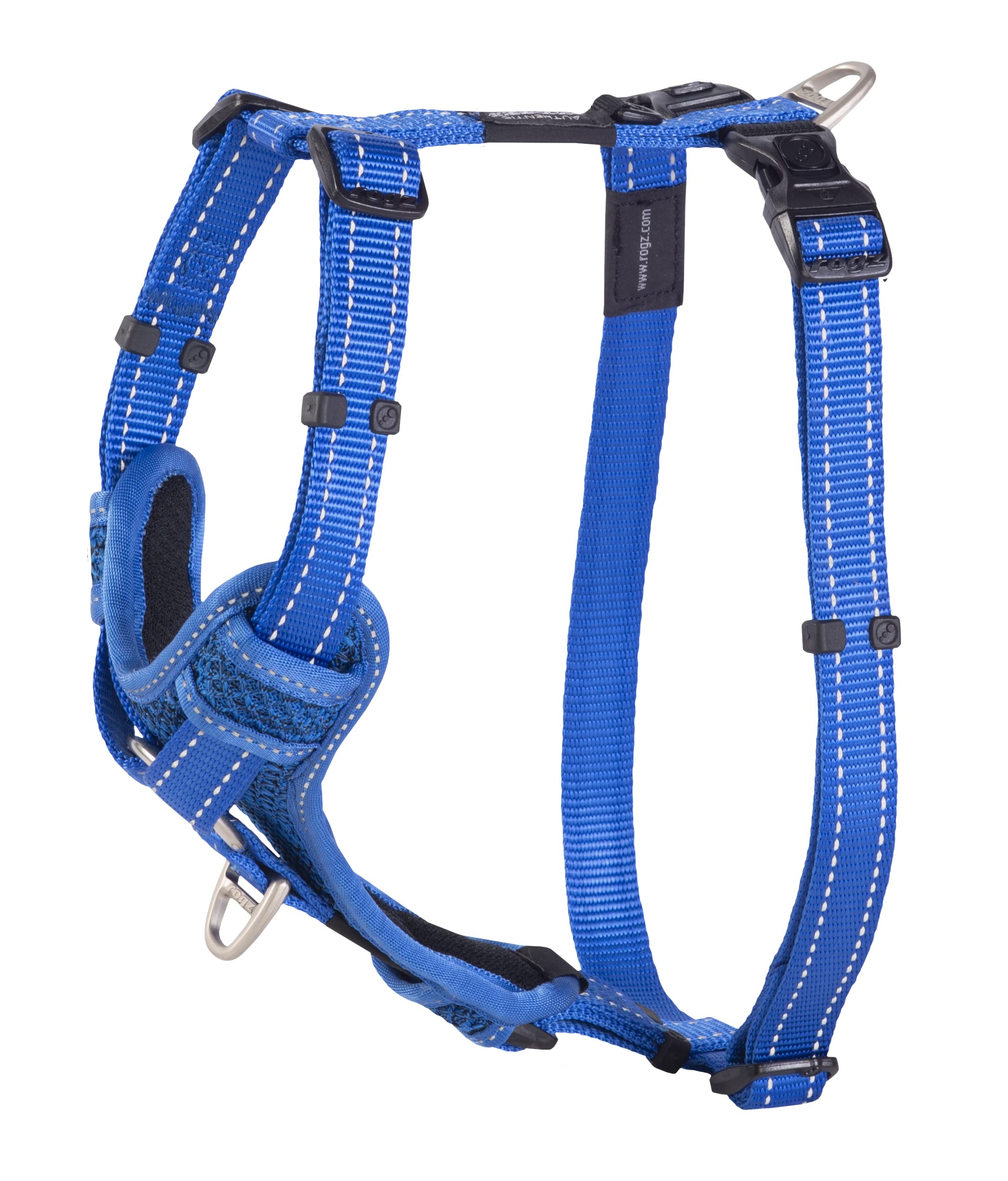 Rogz Control Harness Reflective Large Blue