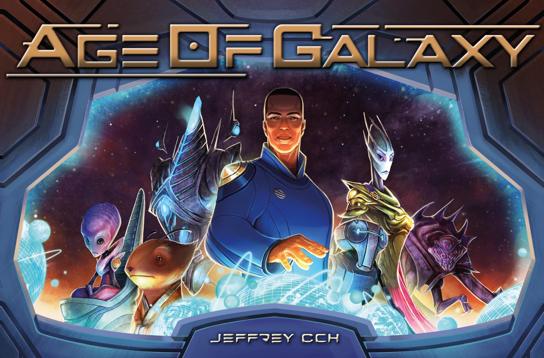 Asmodee Ice Makes - Age of Galaxy - Jeu de société - 2 à 4 Joueurs - À partir de 12 Ans et Plus - 45 Minutes - Allemand - Multicolore