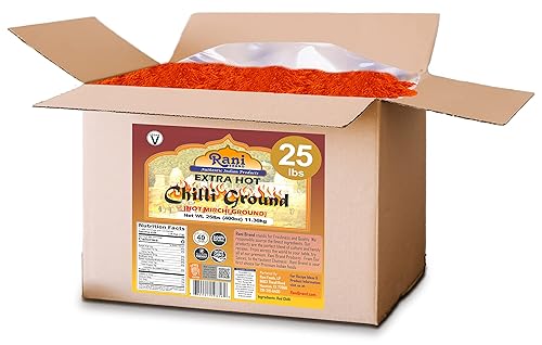 Vista 38 de Rani Extra Hot Chilli Powder Indio Spice 80oz (5 libras) 5.0 lbs tarro de PET a granel ~ Todo natural Sin color añadido Apto para gluten