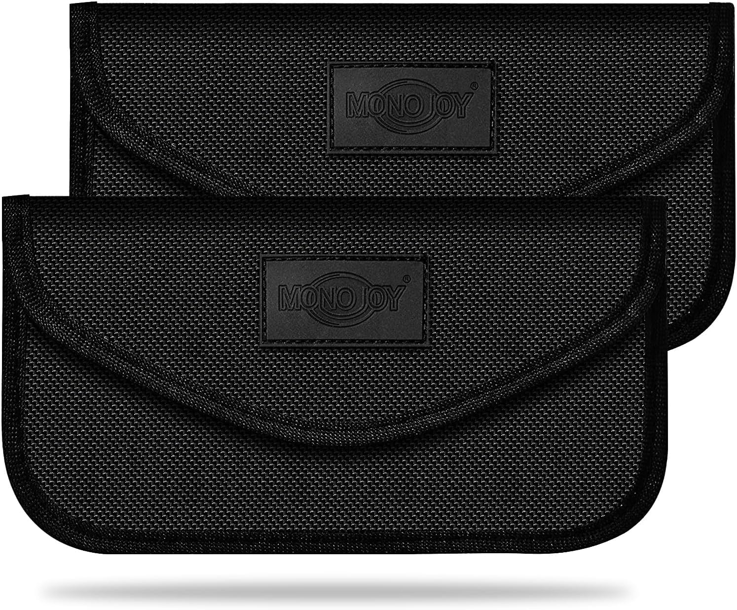 MONOJOYFaraday Pouch for Car Keys and Phones, Keyless Car Key Signal Blocker Pouch Safe Protector Large Faraday Bag RFID Anti-Theft Signal Blocking Cages Car Accessories (2 Pack)